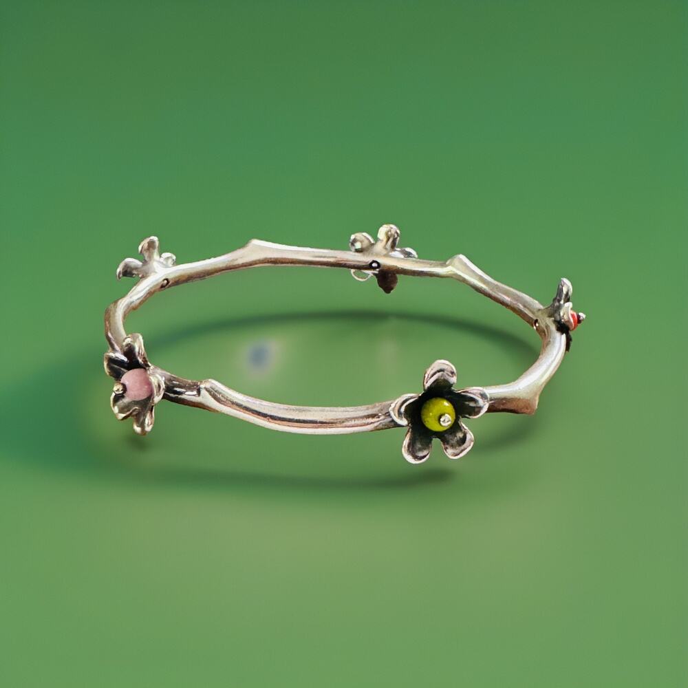MINT CONDITION James Avery Retired Spring Blossom Twig Branch Bracelet M